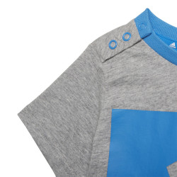 Adidas Completo Bambino SET H65822 Grigio/Azzurro