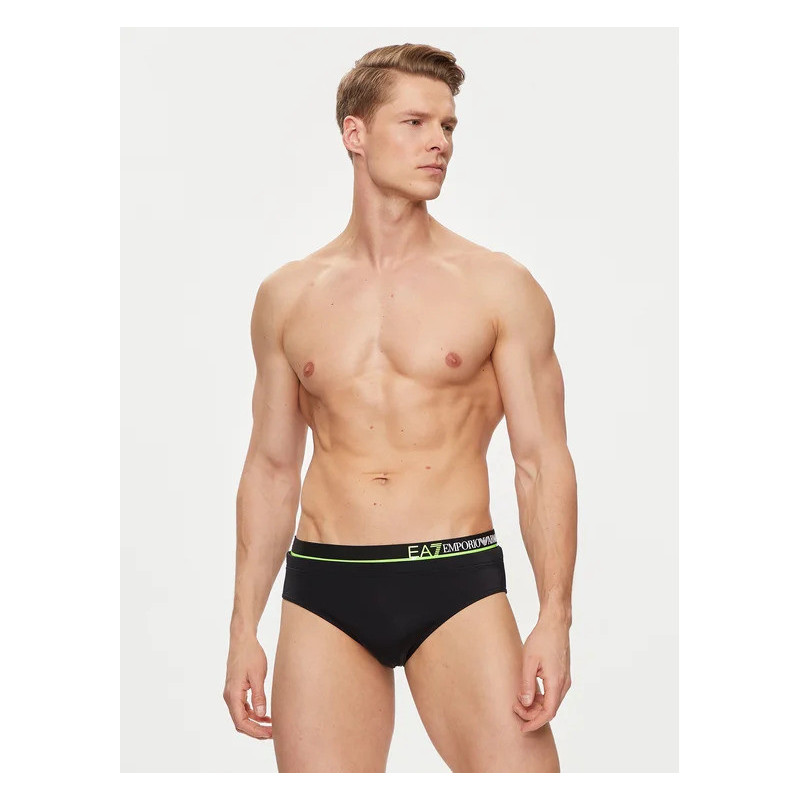 Armani EA7 Costume Slip Uomo 901024 Nero/Fluo