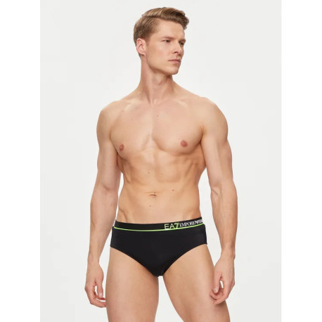 Armani EA7 Costume Slip Uomo 901024 Nero/Fluo