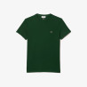 Lacoste T-shirt a girocollo in jersey di cotone Pima TH6709 Verde