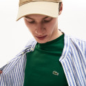 Lacoste T-shirt a girocollo in jersey di cotone TH6709 Rosa
