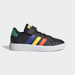ADIDAS SCARPE GRAND COURT  BAMBINO HP8914 NERO/MULTICOLOR