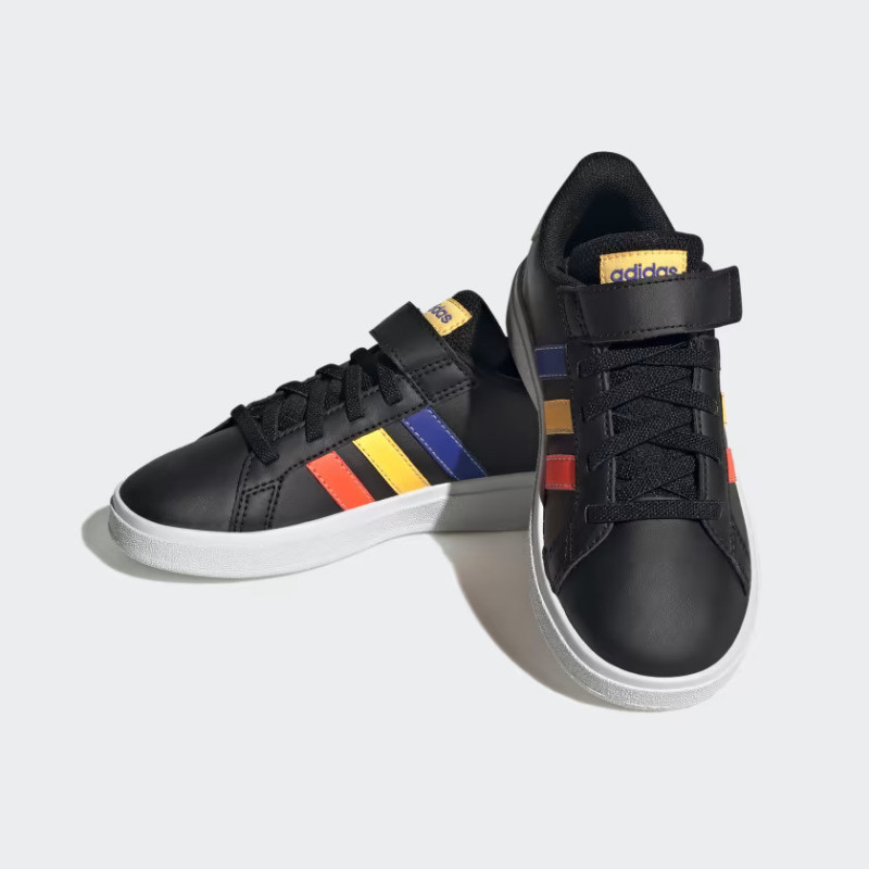 ADIDAS SCARPE GRAND COURT  BAMBINO HP8914 NERO/MULTICOLOR