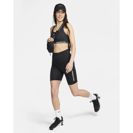 Nike One Shorts da ciclista 18 cm a vita alta Donna FZ4873 Nero