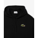 Lacoste Felpa con cappuccio loose fit Unisex SH2754 Nero