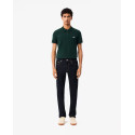 Lacoste jeans slim fit in denim di cotone elasticizzato HH5019 Blu scuro