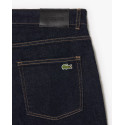 Lacoste jeans slim fit in denim di cotone elasticizzato HH5019 Blu scuro