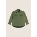 Freddy Top Cropped slim fit in jersey stretch WKENDALL Militare
