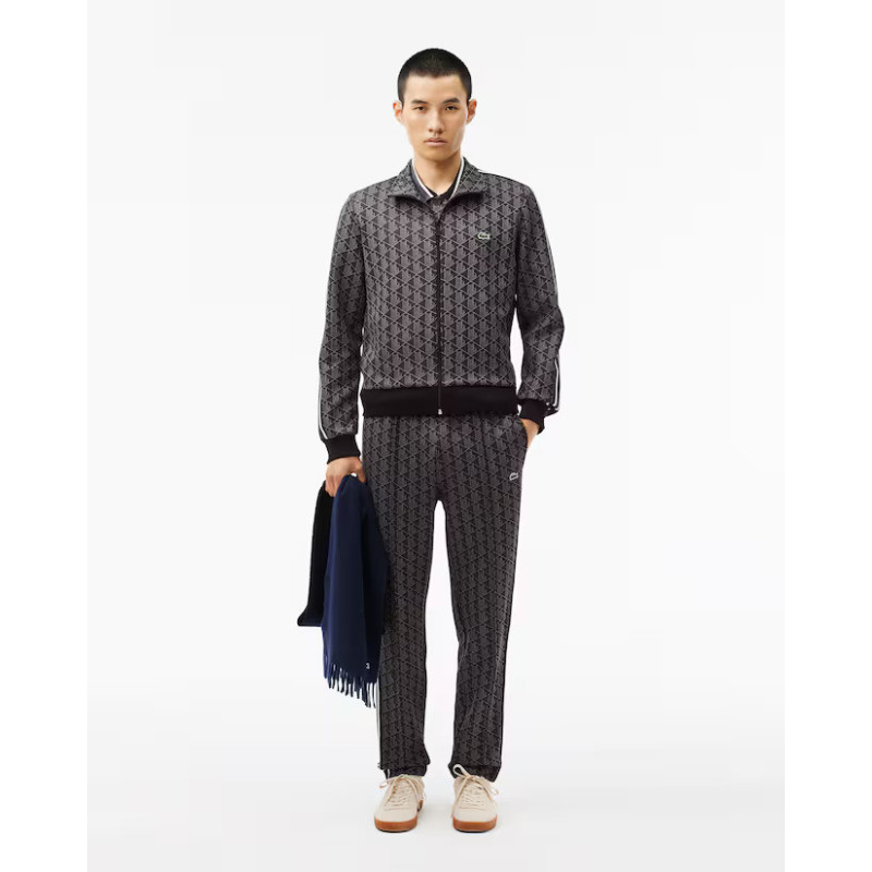 Lacoste Tuta in jacquard con monogramma Paris XH1440