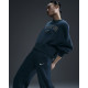 Nike Sportswear Phoenix Fleece Felpa a girocollo ultraoversize con logo Donna FV7674 Blu