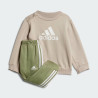 Adidas Tuta Kids Unisex IZ4978 Beige/Verde