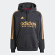 Adidas Pantalone Uomo 3 Stripes IW8865 Black/Gold