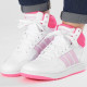 Adidas Originals Hoops 3.0 Mid Scarpe da bambina IF2722 White-Pink