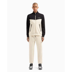 ARMANI EA7 TUTA ATHLETIC COLOUR BLOCK 6DPV60 BEIGE