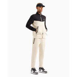 ARMANI EA7 TUTA ATHLETIC COLOUR BLOCK 6DPV60 BEIGE