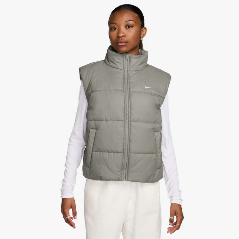 Nike Sportswear Classic Puffer Smanicato Donna FZ5922 Verde Militare