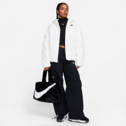 Nike Piumino con Cappuccio Donna FB7672 White