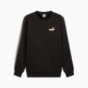 Puma Felpa Girocollo ESS Tape Minimal Uomo 685290 Nero/Oro