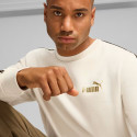Puma Felpa Girocollo ESS Tape Minimal Uomo 685290 Beige/Oro