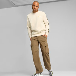 Puma Felpa Girocollo ESS Tape Minimal Uomo 685290 Beige/Oro