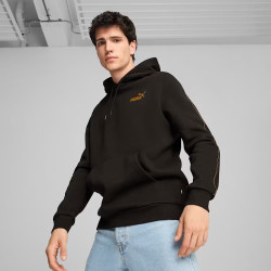 Puma Felpa con Cappuccio ESS Tape Minimal Uomo 630020 6Nero/Oro