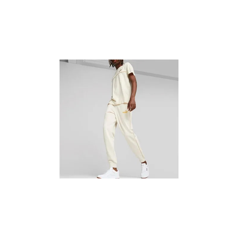 Puma pantalone sportivo da uomo ESS Minimal Gold 680015 Petrolio