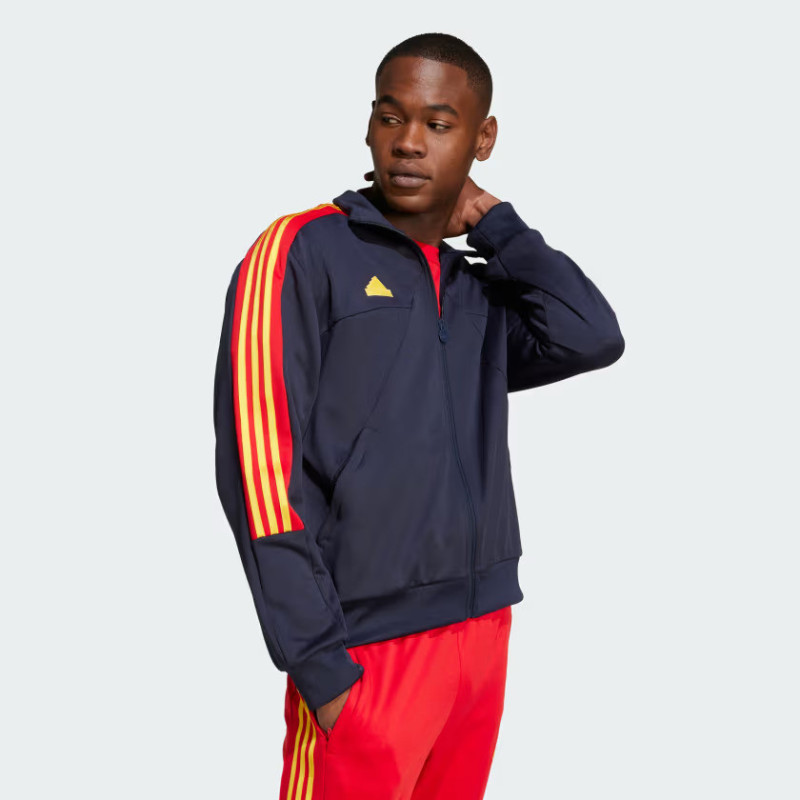 Adidas Felpa con zip Uomo IY2069 Blu