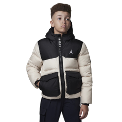 Nike Jordan Piumino Ragazzo 95D133 Nero/Beige
