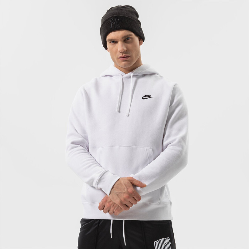 Nike Felpa Nike Sportswear Club Fleece BV2654 Bianco