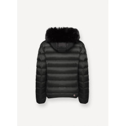 Colmar Piumino Corto Donna con Cappuccio 2286E Nero