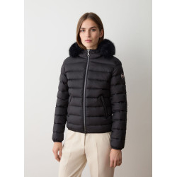 Colmar Piumino Corto Donna con Cappuccio 2286E Nero