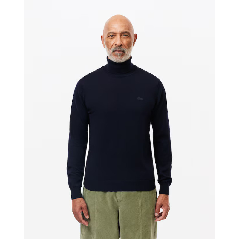 Lacoste Dolcevita in lana merino Uomo AH1959 Blu