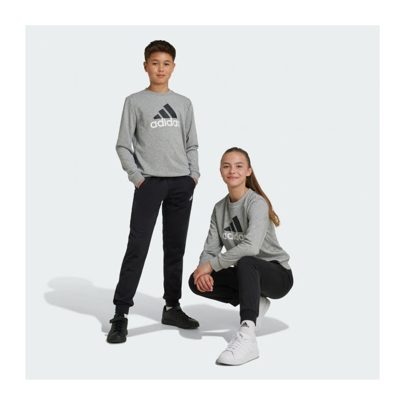 Adidas Tuta Con Felpa Girocollo Bambino/a  IY5430 Grigio/Nero