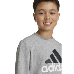 Adidas Tuta Con Felpa Girocollo Bambino/a  IY5430 Grigio/Nero