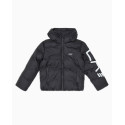 Armani EA7 Piumino Imbottito Con Cappuccio Polar Logo Boy 6DBB11 Nero