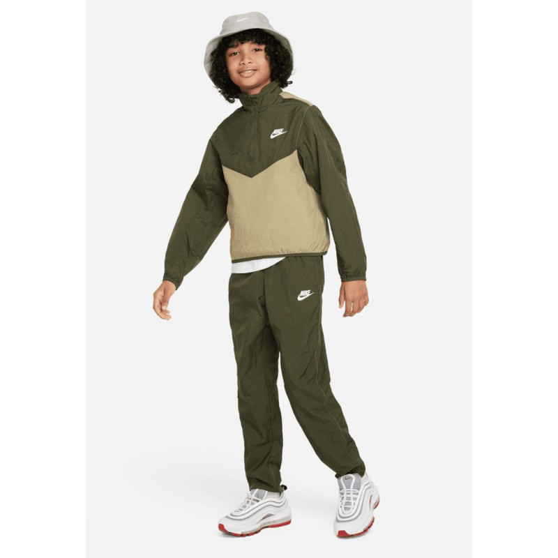Nike Tuta Junior in microfibra FD3058 Verde