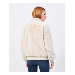 ARMANI EA7 Giacca Blouson Teddy Donna 6DTB15 Avorio