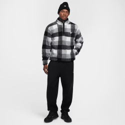 Nike CLUB Track Zip Orsetto FZ0896 Black/White/Smoke grey