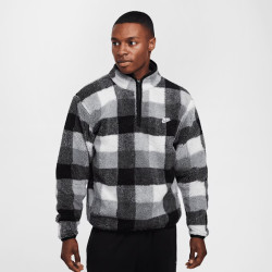 Nike CLUB Track Zip Orsetto FZ0896 Black/White/Smoke grey