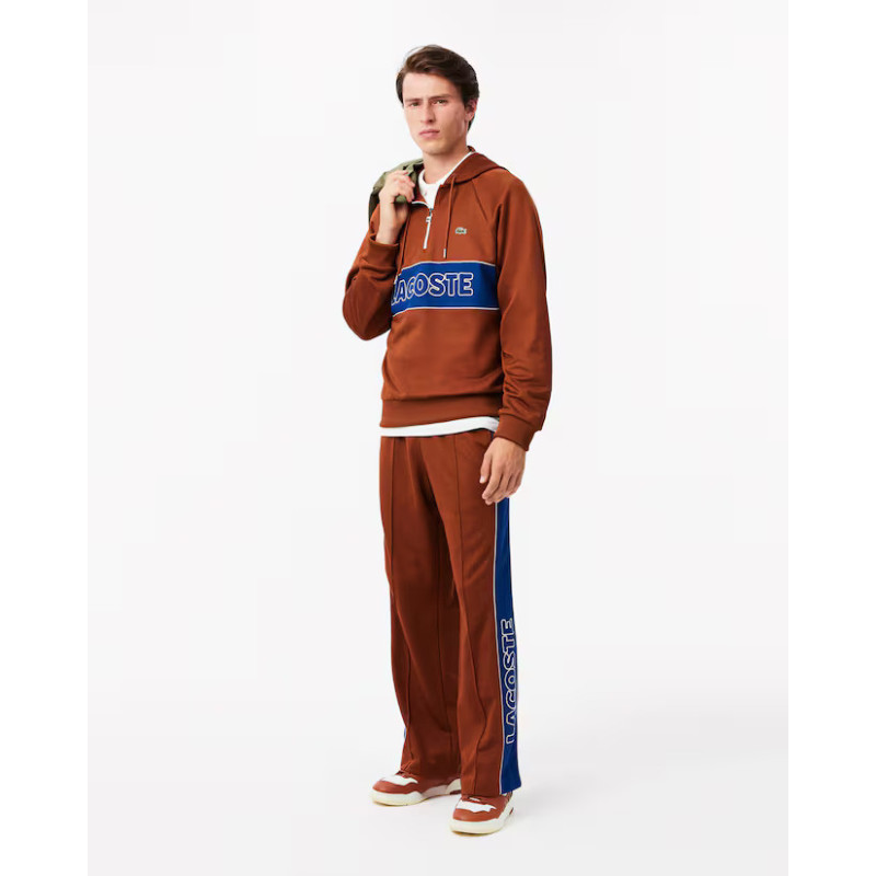 LACOSTE Tuta Paris loose fit Man SH2832-XH2844 Brown
