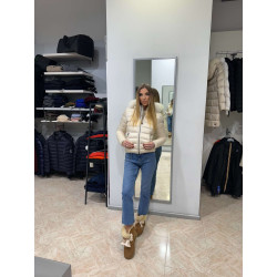 Colmar Piumino Corto Donna con Cappuccio 2286E Burro