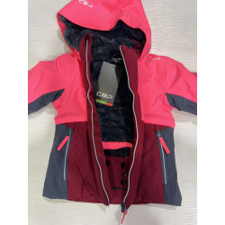 CMP Completo SCI Ragazza 32W0065 Nero/Fuxia
