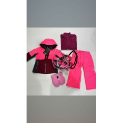 CMP Completo SCI Ragazza 32W0065 Nero/Fuxia