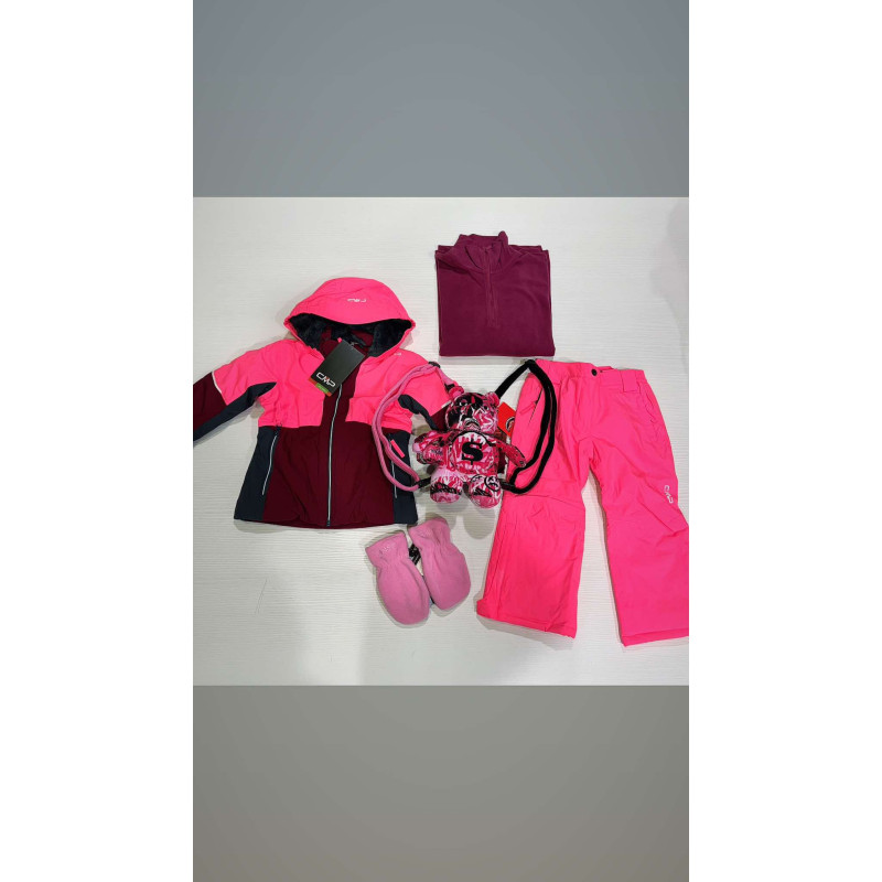 CMP Completo SCI Ragazza 32W0065 Nero/Fuxia