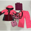 CMP Completo SCI Ragazza 32W0065 Nero/Fuxia
