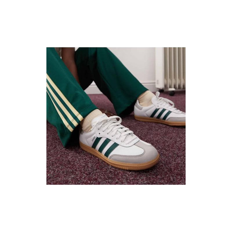 Adidas Originals Sneakers SAMBA OG Unisex IE3437 Bianco/Verde