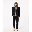 Lacoste Felpa con cappuccio con monogramma in cotone SH2855 Grigio/Nero