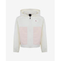 Nike Giacca K-Way Bambina 45D693 Panna/Rosa