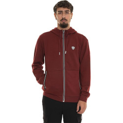 Armani EA7 Felpa Tessuto tecnico Regular Fit 8NPM20 Bordeaux