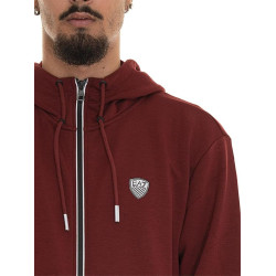 Armani EA7 Felpa Tessuto tecnico Regular Fit 8NPM20 Bordeaux